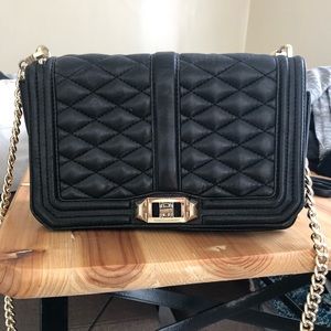 Rebecca Minkoff large Love bag BLACK